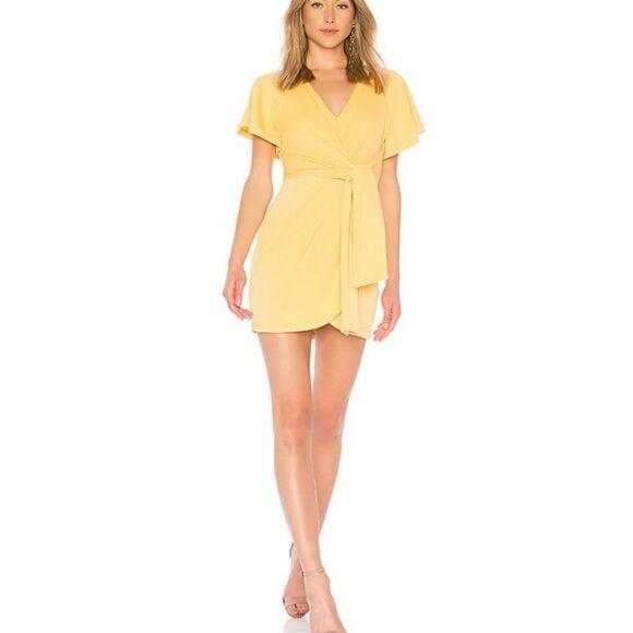 NWT C/MEO Recollect Mini Dress in Honey Sz small - Picture 1 of 6
